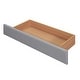 preview thumbnail 11 of 15, Full Size Upholstered Platform Bed with Headboard,Storage Drawers in Footboard