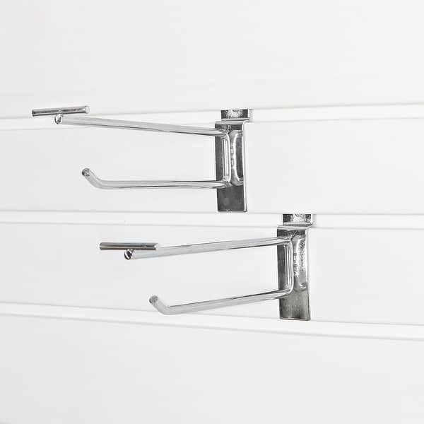 Shop Metal Slat Wall Bracket Pegboard Display Panel Hook For