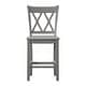 preview thumbnail 48 of 57, Eleanor X-Back Wood Counter Chairs (Set of 2) by iNSPIRE Q Classic