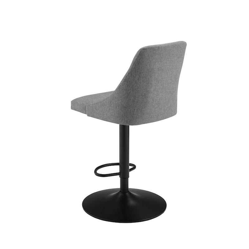 Linon Clarewill Adjustable Gas Lift Barstool