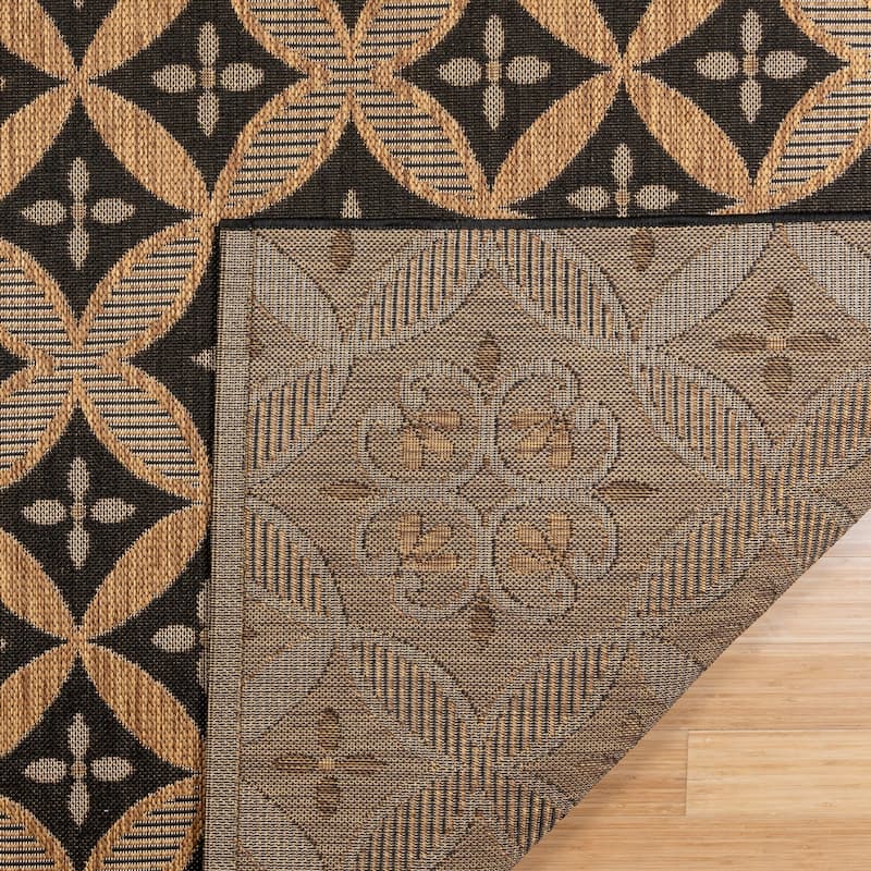 Gertmenian Paseo Niala Medallion Moroccan Tile Polypropylene Flatweave Indoor/ Outdoor Area Rugs