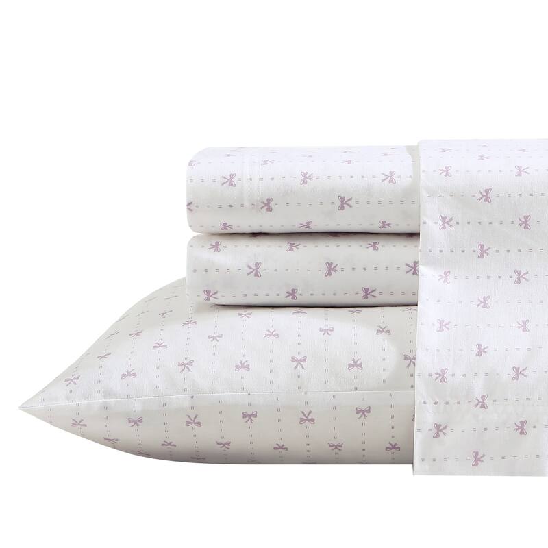 Betsey Johnson Printed Cotton Percale Cotton Sheet Sets