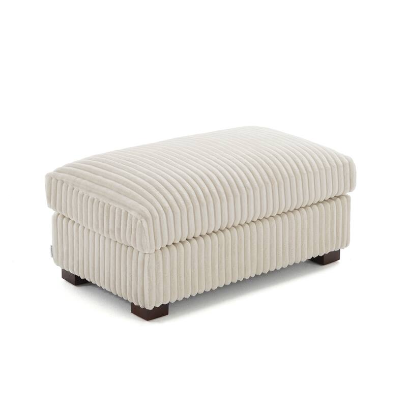 Plush Cloud Couch Modular Sectional Sofa with Ottoman