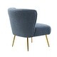 preview thumbnail 4 of 16, Side Chair with Metal Legs, Polyester Fabric Designed
