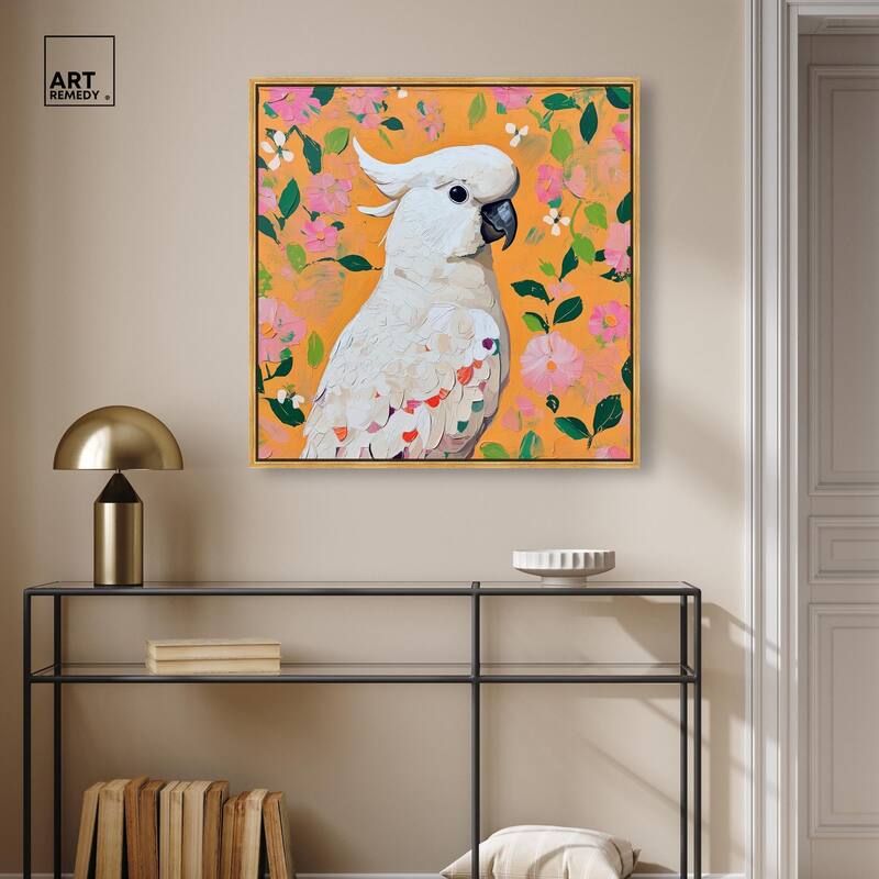 White Cockatoo II Canvas by Art Remedy