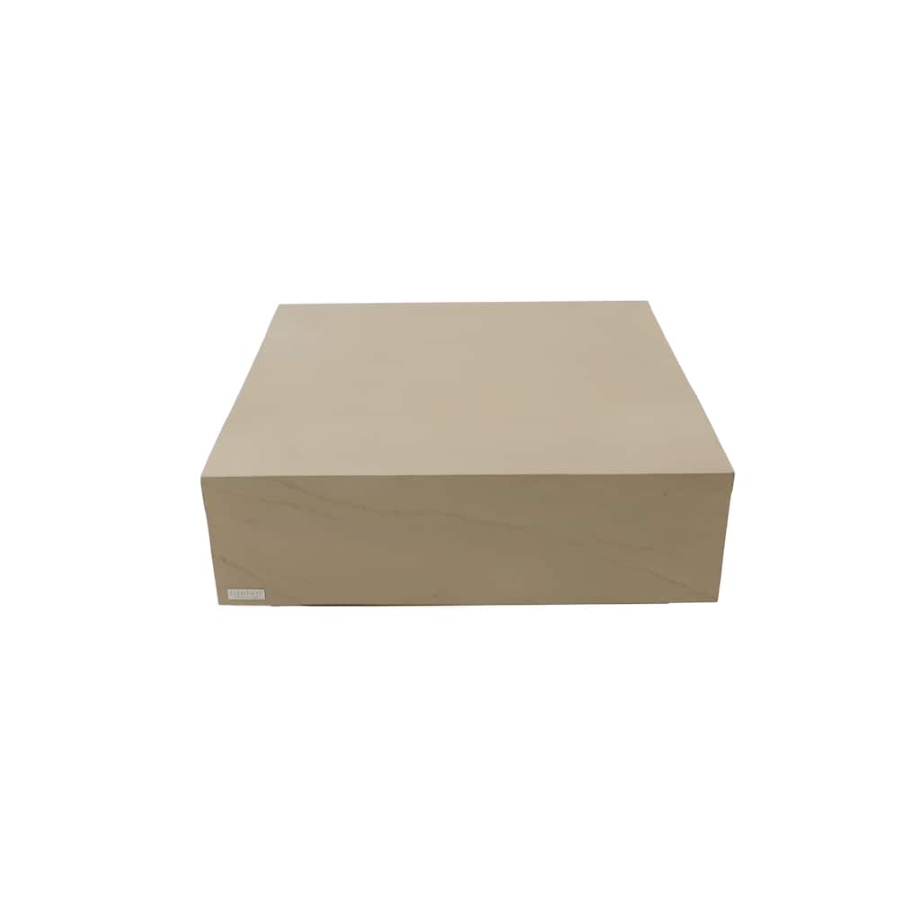 Elementi Home Colorado 40" Square Concrete Coffee Table