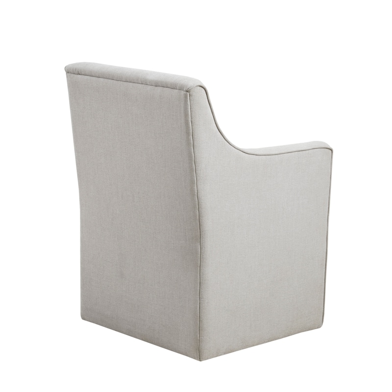 Madison Park Charlotte Dining Arm Chair with Casters