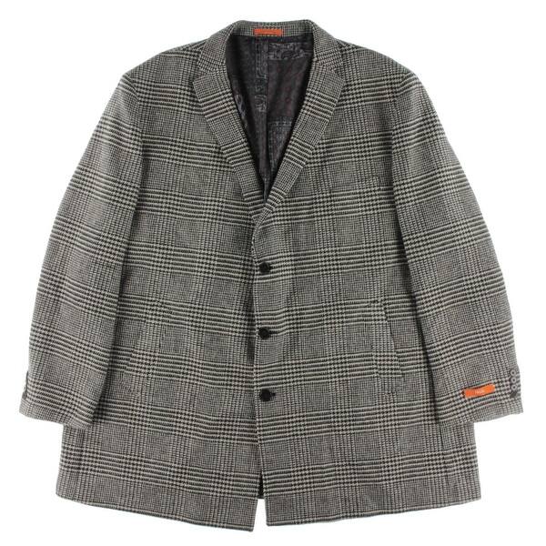 Shop Tallia Mens Big Tall Coat Wool Single Vent 5xlt