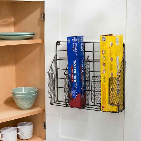 Kitchen wrap organizer top