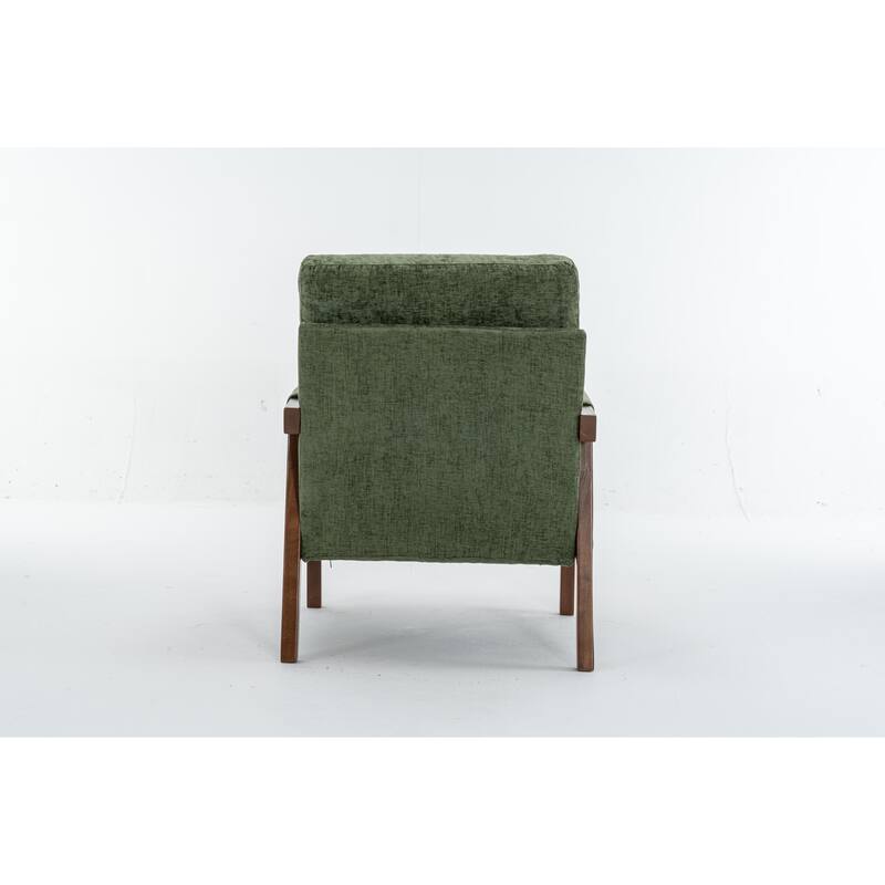 Mid-Century Modern Accent Chairs ,Modern Accent Chair,Chair with Soft Waist Cushion,Ergonomic Lounge Chairs