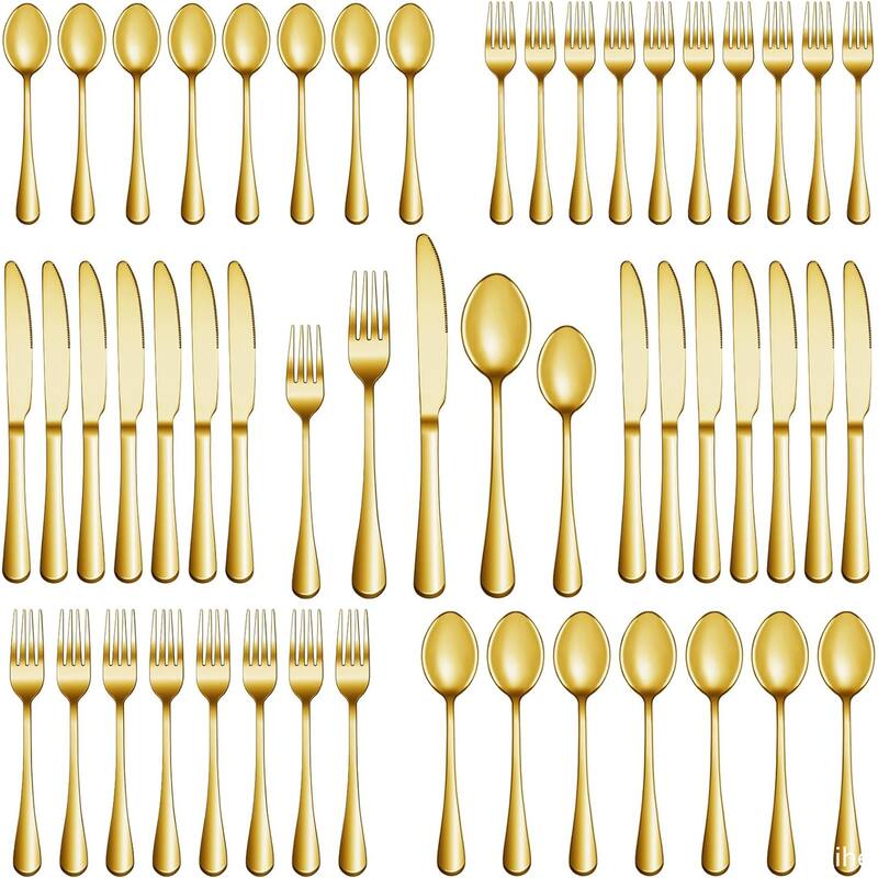 60 Pcs Silverware Set - 9.84*6.34*2inch
