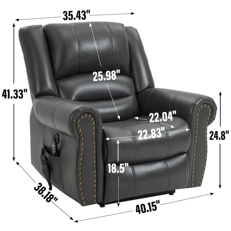 Power Lift Recliner Chair Heat Massage