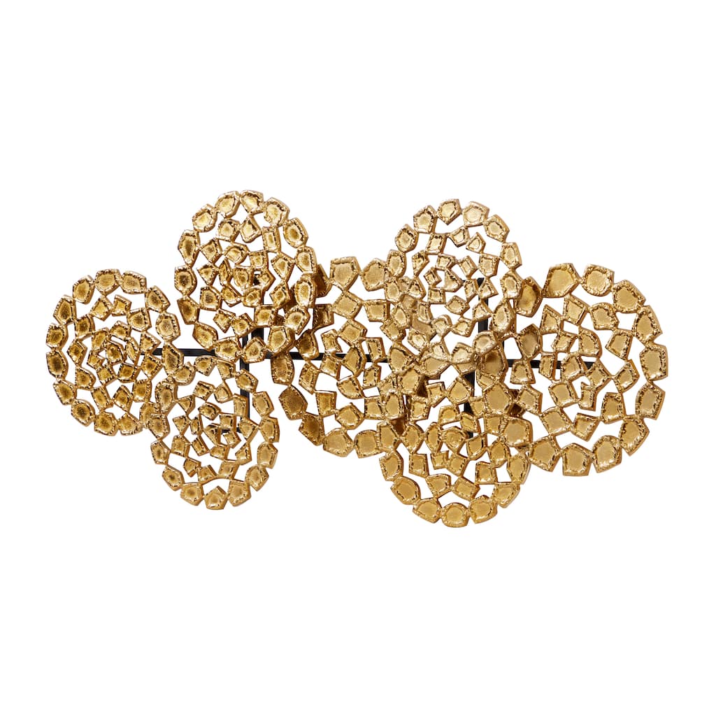 Aluminum Hand Crafted Contemporary Rounded Icons Metal Wall Art