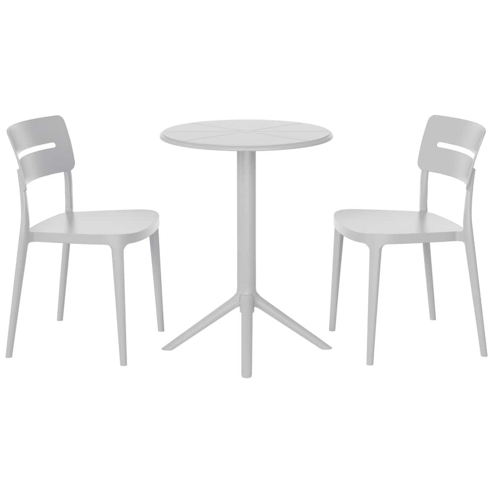 Frond and Form 2-Person Outdoor Round Dining Set