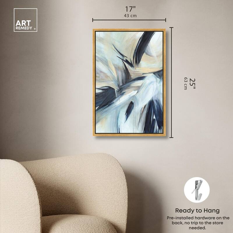 Layered Shadows Canvas by Art Remedy