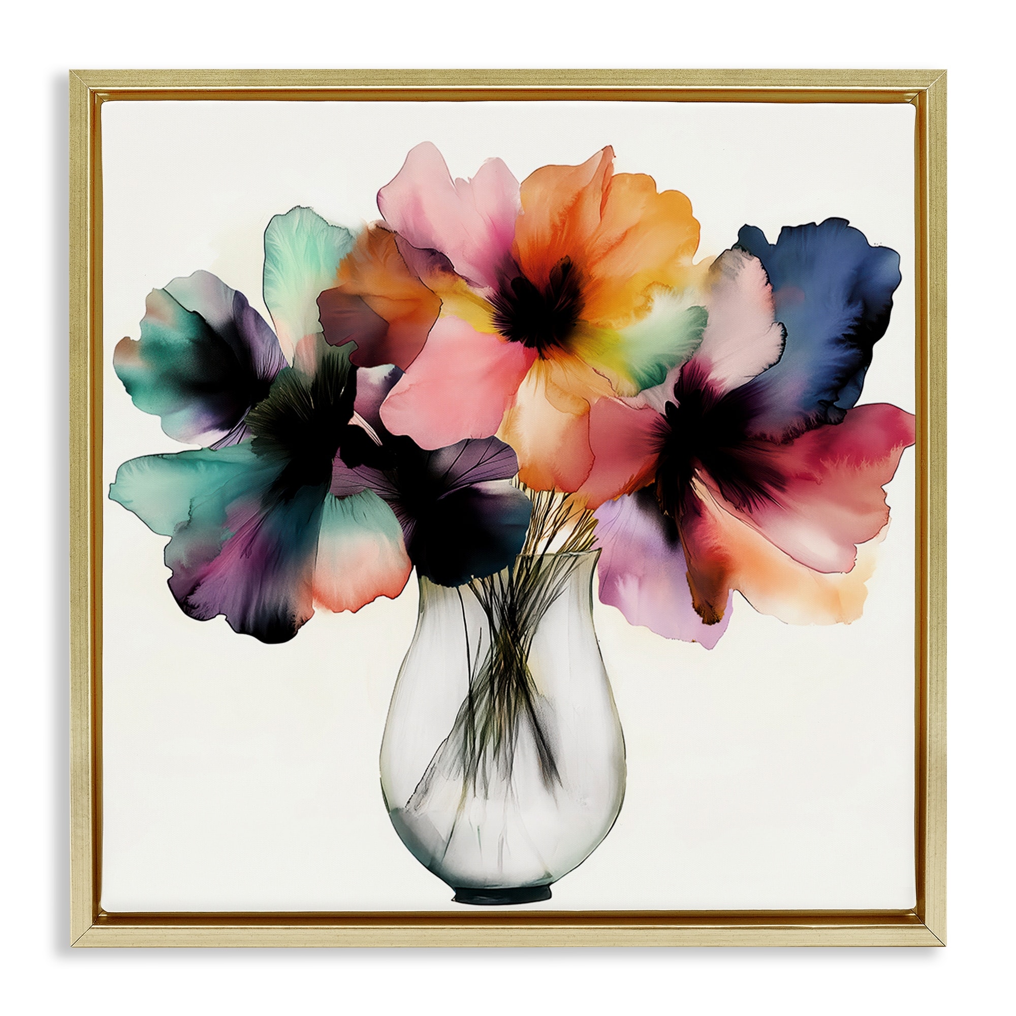 Stupell Everything I Know Bouquet Framed Floater Canvas Wall Art Design By Annabelle Hall
