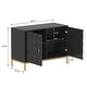 preview thumbnail 41 of 46, Clihome 40-inch Two Door Glossy Media Storage Cabinet/Buffet