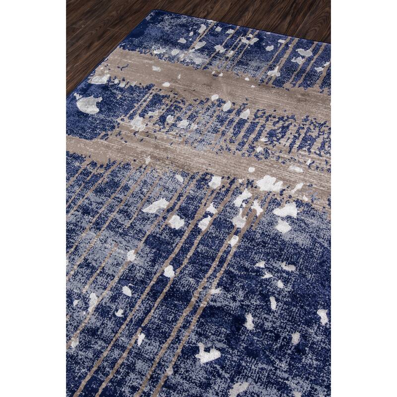 Momeni Monterey Polyester Blend Contemporary Abstract Area Rug