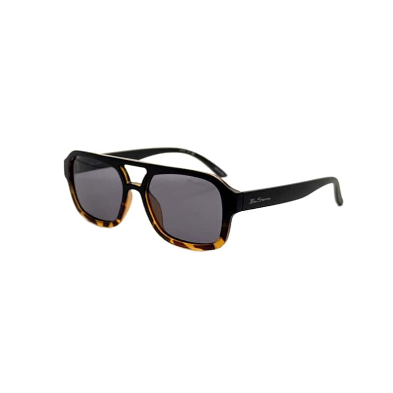 Ben Sherman Men's Dylan 53mm Black Polarized Sunglasses