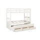 preview thumbnail 6 of 23, Nestfair Twin Over Twin Wood Bunk Bed with Trundle and Drawers