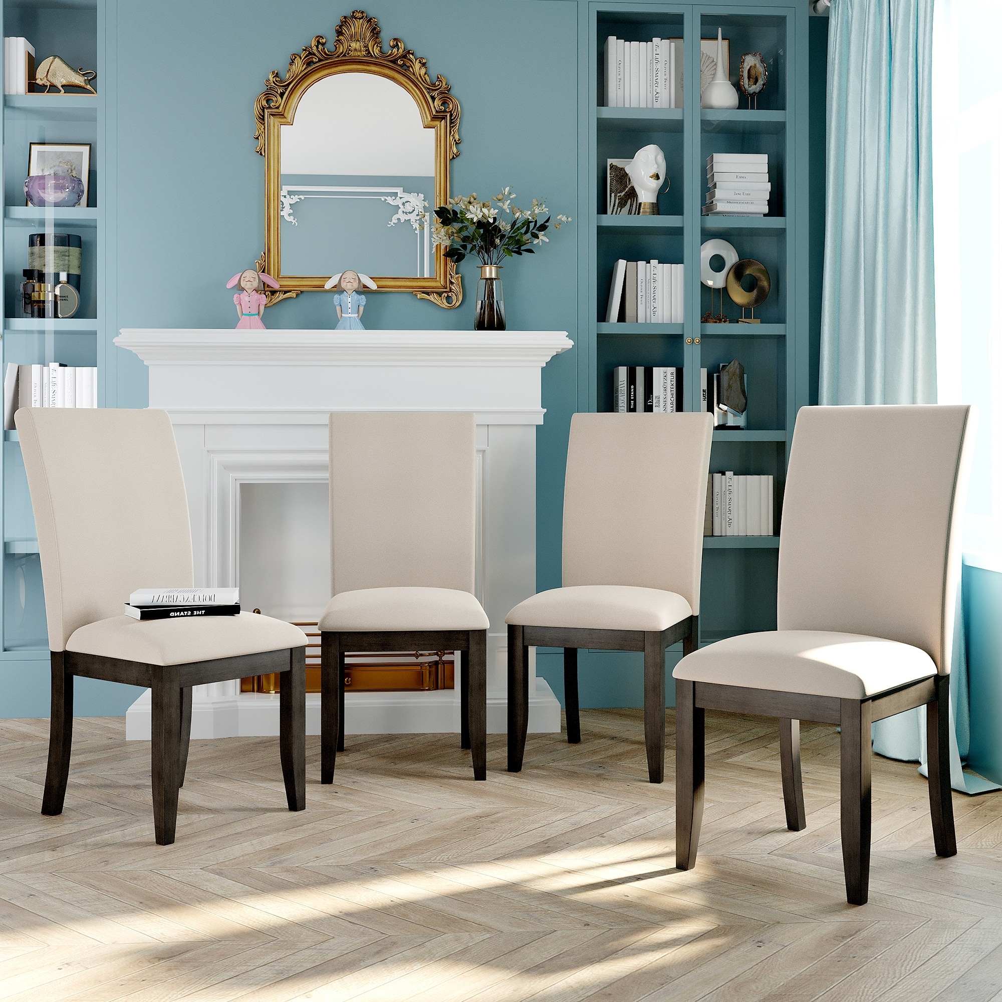 Farmhouse dining chairs set of 4 best sale