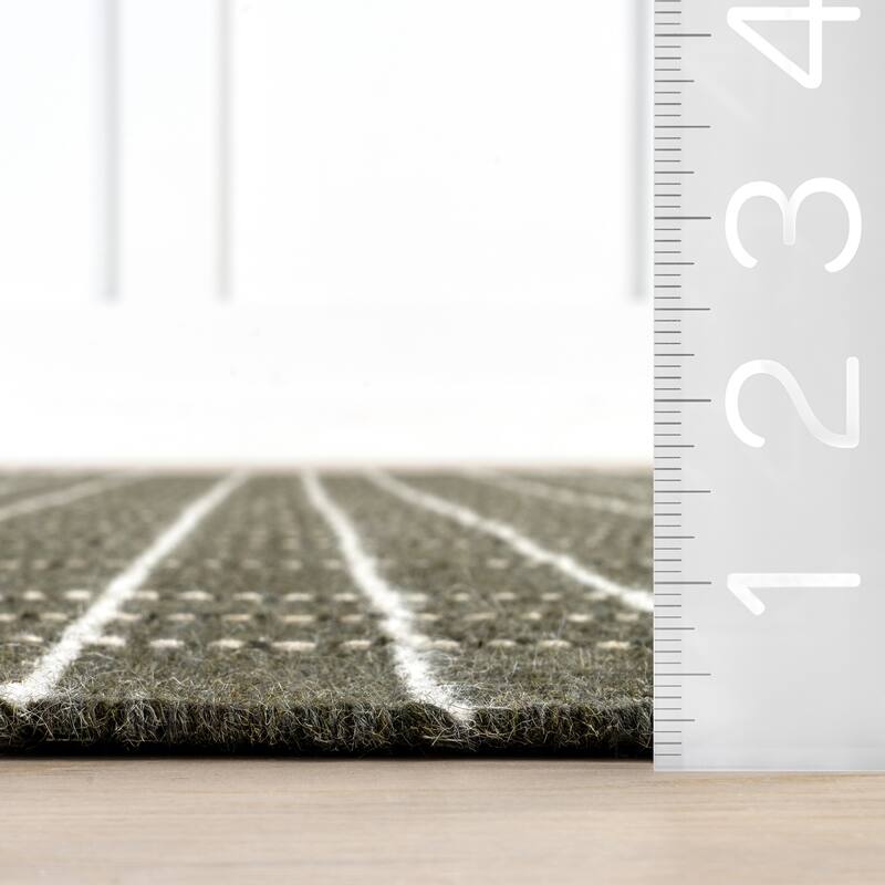 Charlie Plaid Wool Area Rug
