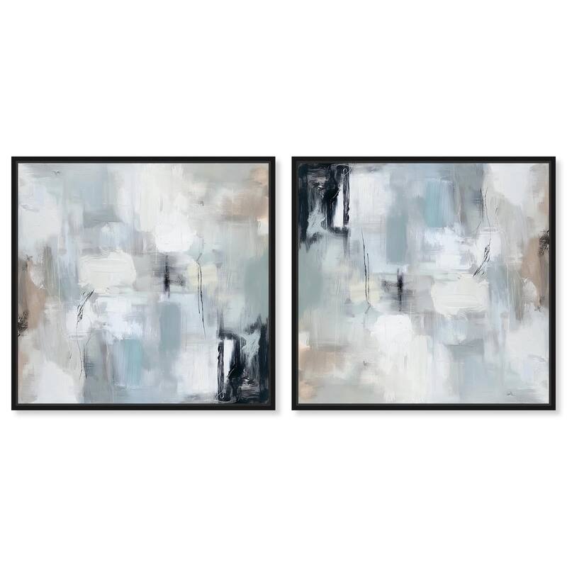 red flowers handbag Canvas by Art Remedy - 24" x 24" - Silver