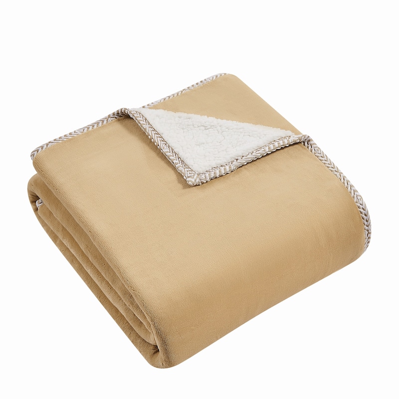 Brooklyn Loom Super Soft Braided 50x70 Throw - Ivory