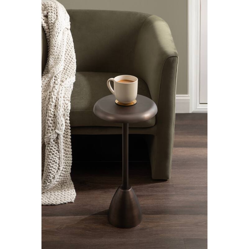 Kate and Laurel Morizet Round Metal Table