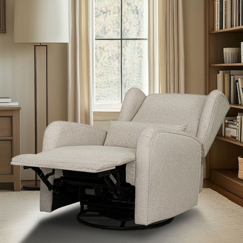 Madison Park Candace Power Recliner 3-in-1 with Swivel, Glider, USB Ports