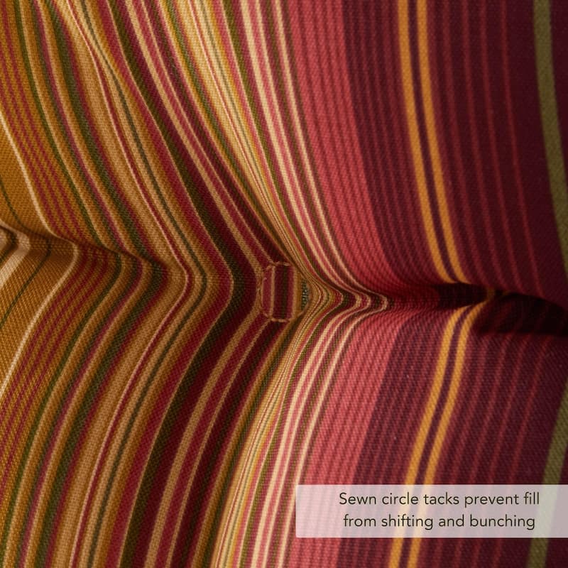 Outdoor Tufted Dining Chair Cushion