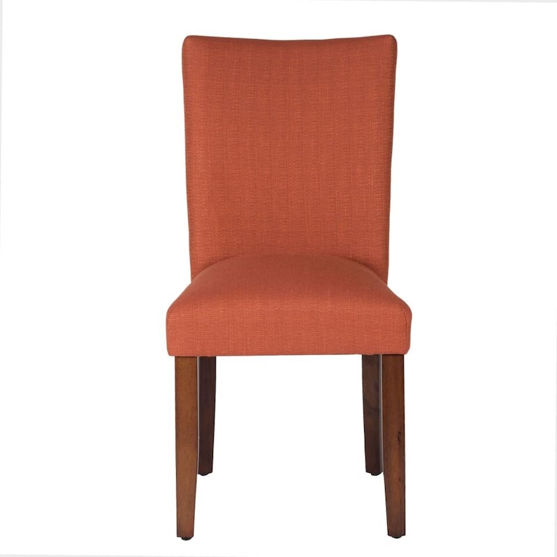 HomePop Parson Dining Chair - Textured Solid Everly Cayenne - Single
