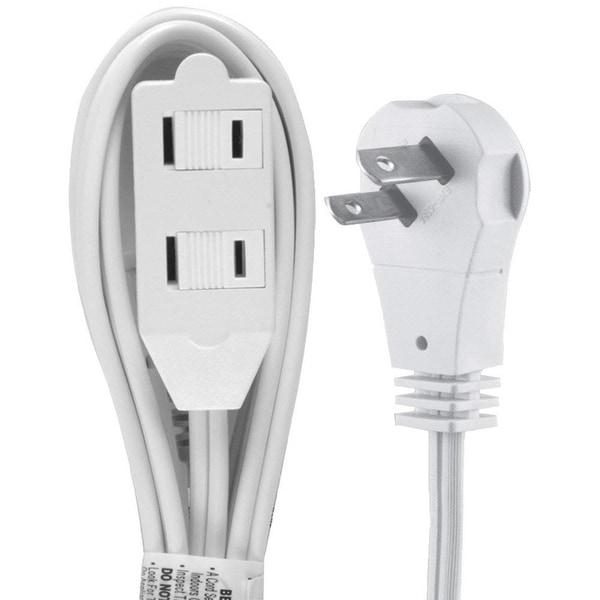 GE 50360 GE Wall Hugger Power Extension Cable - 6ft