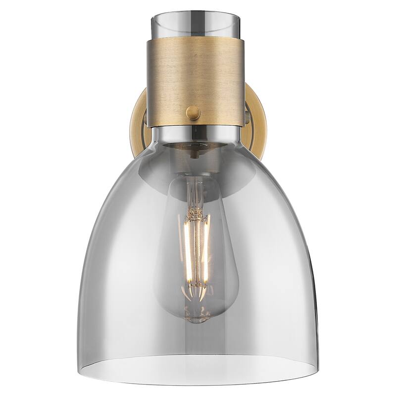 Innovations Lighting 464-1W-G464D-7SM Lawton Bell 9" Tall Bathroom
