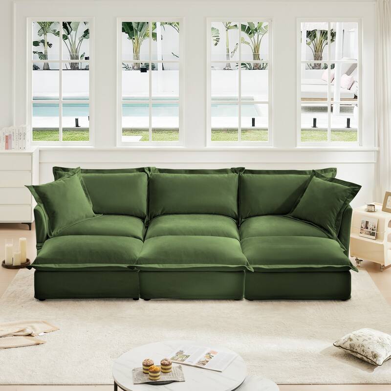 Luxury Sleeper Sofa Bed with Soft Cushion - Ultimate Comfort for Your Home