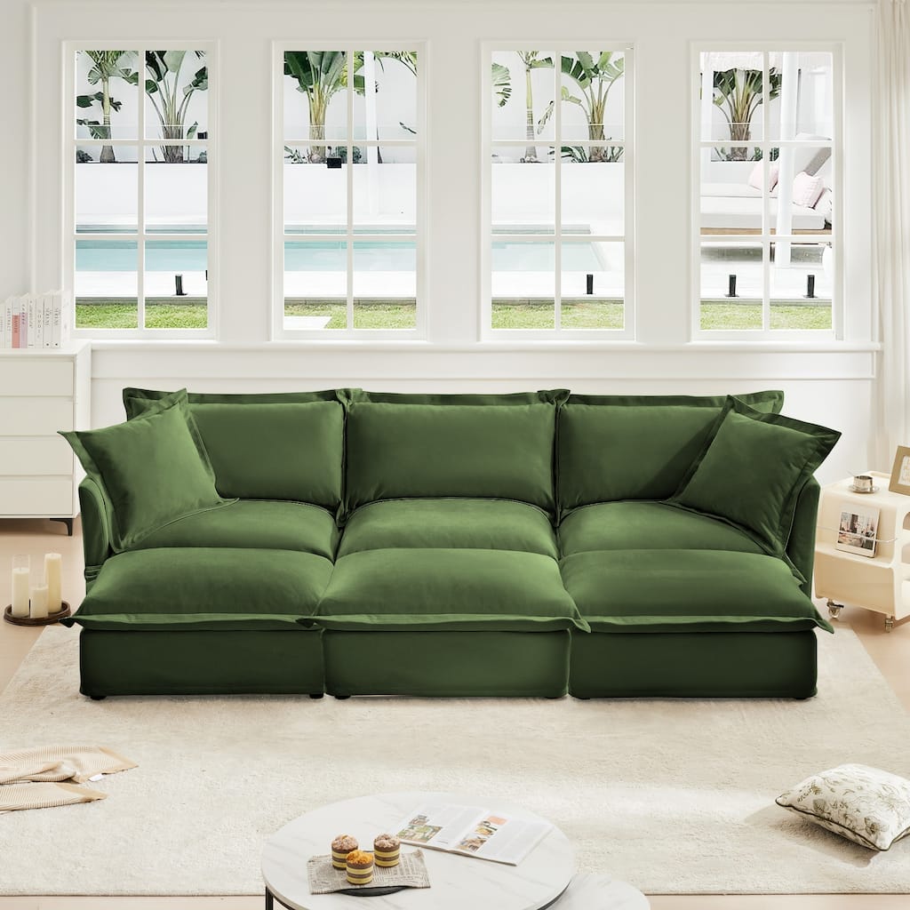 Luxury Sleeper Sofa Bed with Soft Cushion - Ultimate Comfort for Your Home