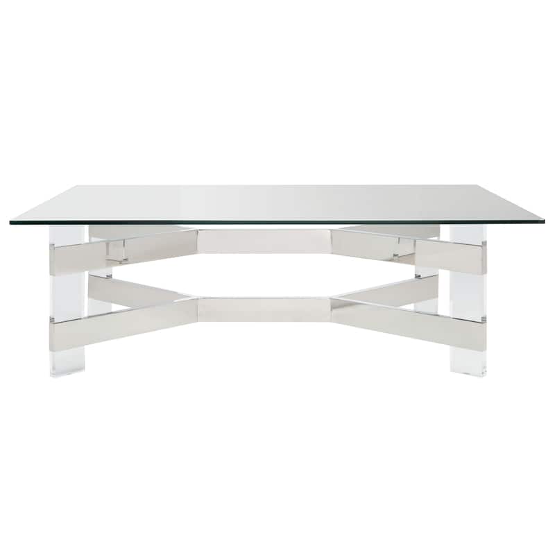 SAFAVIEH Home Eugene Acrylic Coffee Table - 54"W x 38"D x 17"H
