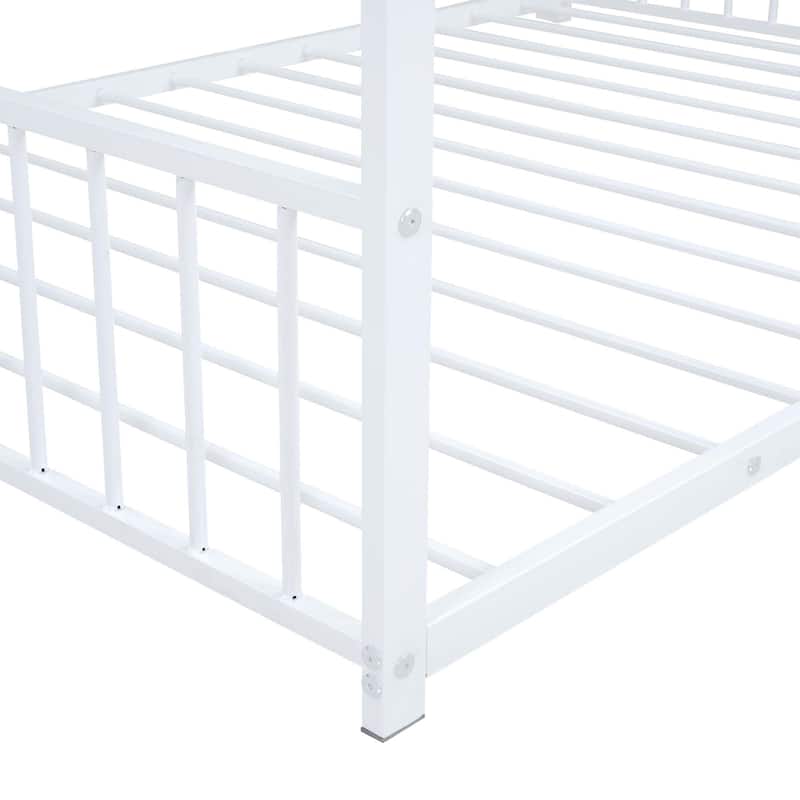Metal House Bed for Bedroom