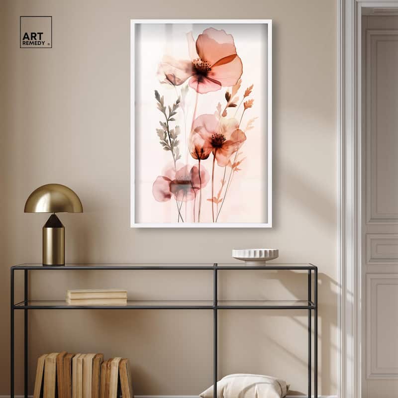 Petal Dye II Shadowbox by Art Remedy