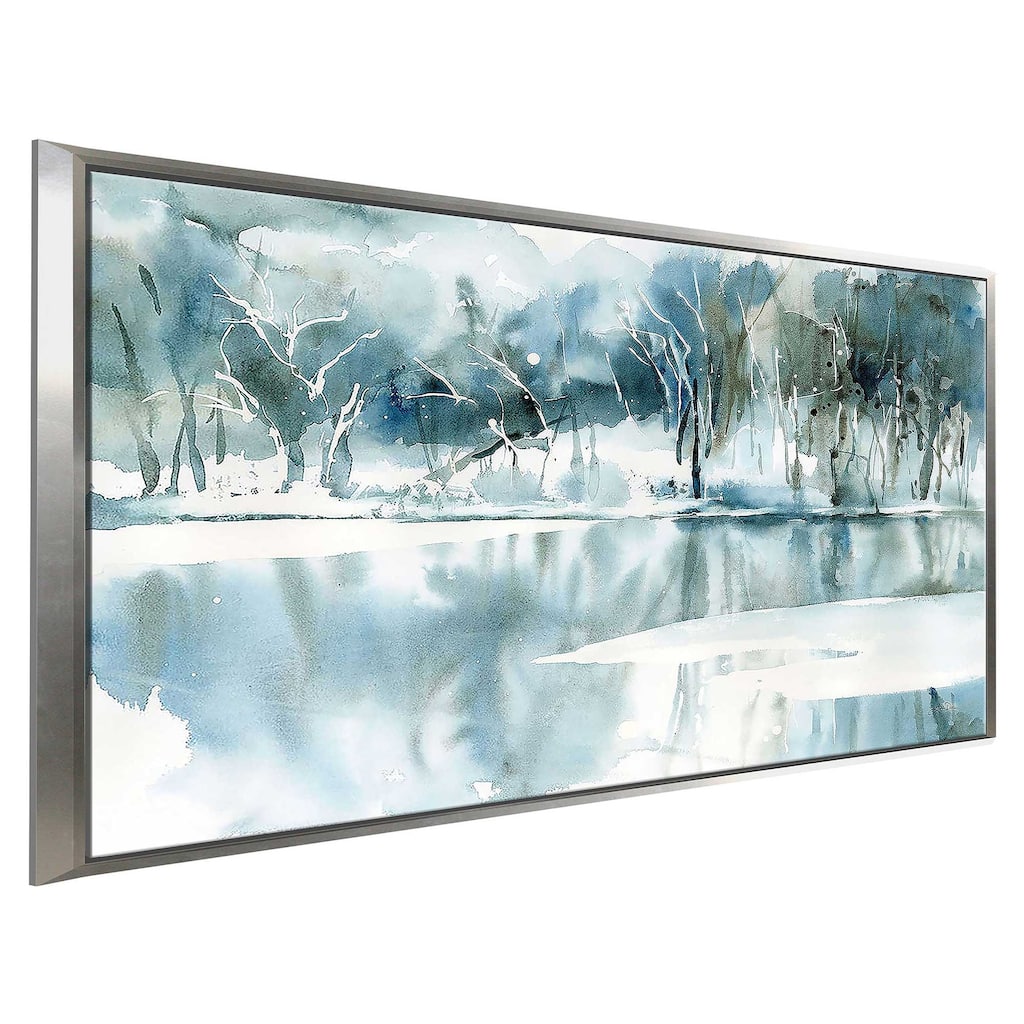 "Blue Reflections" Print on Floating Canvas