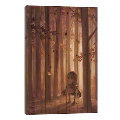 Threshold Print On Wood by Matt Dixon - Multi-Color