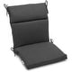 preview thumbnail 8 of 17, Three-section Outdoor Seat/Back Chair Cushion (Multiple Sizes) 18" x 38" - Cool Gray