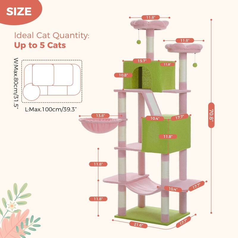 71" Large Cat Tree
