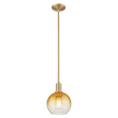 Innovations Lighting Downtown Urban - Brookhaven Globe - 1 Light 8" Stem Hung Mini Pendant