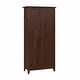 preview thumbnail 2 of 70, Key West Tall Storage Cabinet with Doors and Shelves by Bush Furniture