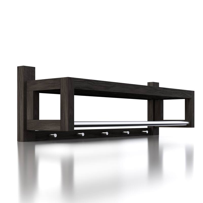 Entryway Coat Rack with Shelf