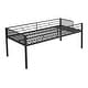 preview thumbnail 17 of 15, Industrial Modern Triple Twin Bunk Bed with Sturdy Metal and Safety Guardrail, Noise Reduced, No Box Spring Needed, Black
