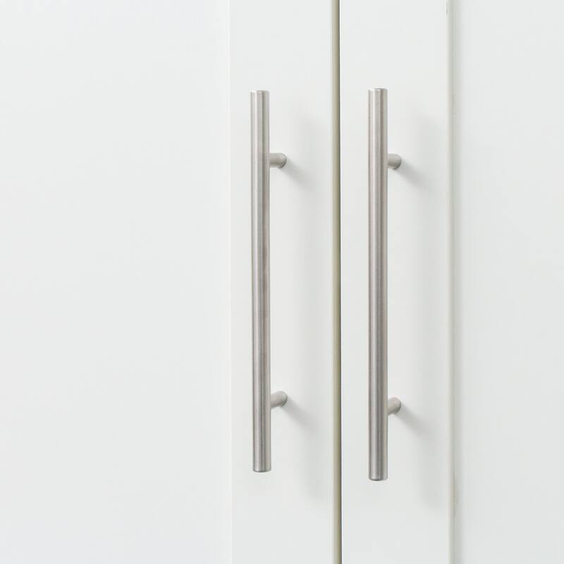 High wardrobe and kitchen cabinet with 2 doors and 3 partitions