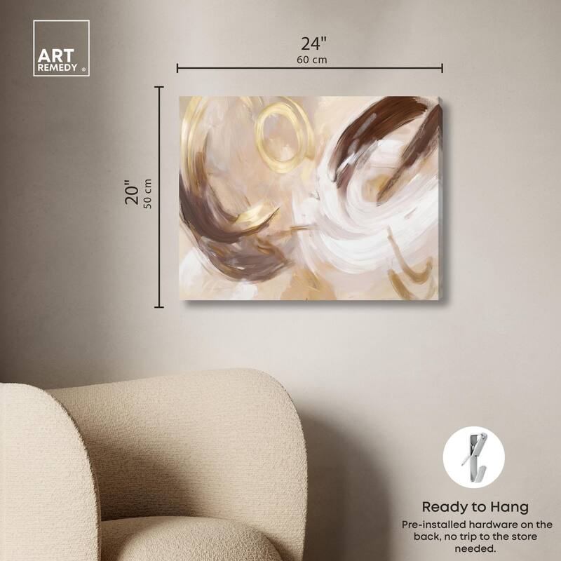 Dreamy Swirls II Canvas by Art Remedy, Gallery Wrapped