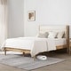 preview thumbnail 7 of 17, Spruce & Spring Mason Upholstered Platform Bed Frame with Headboard